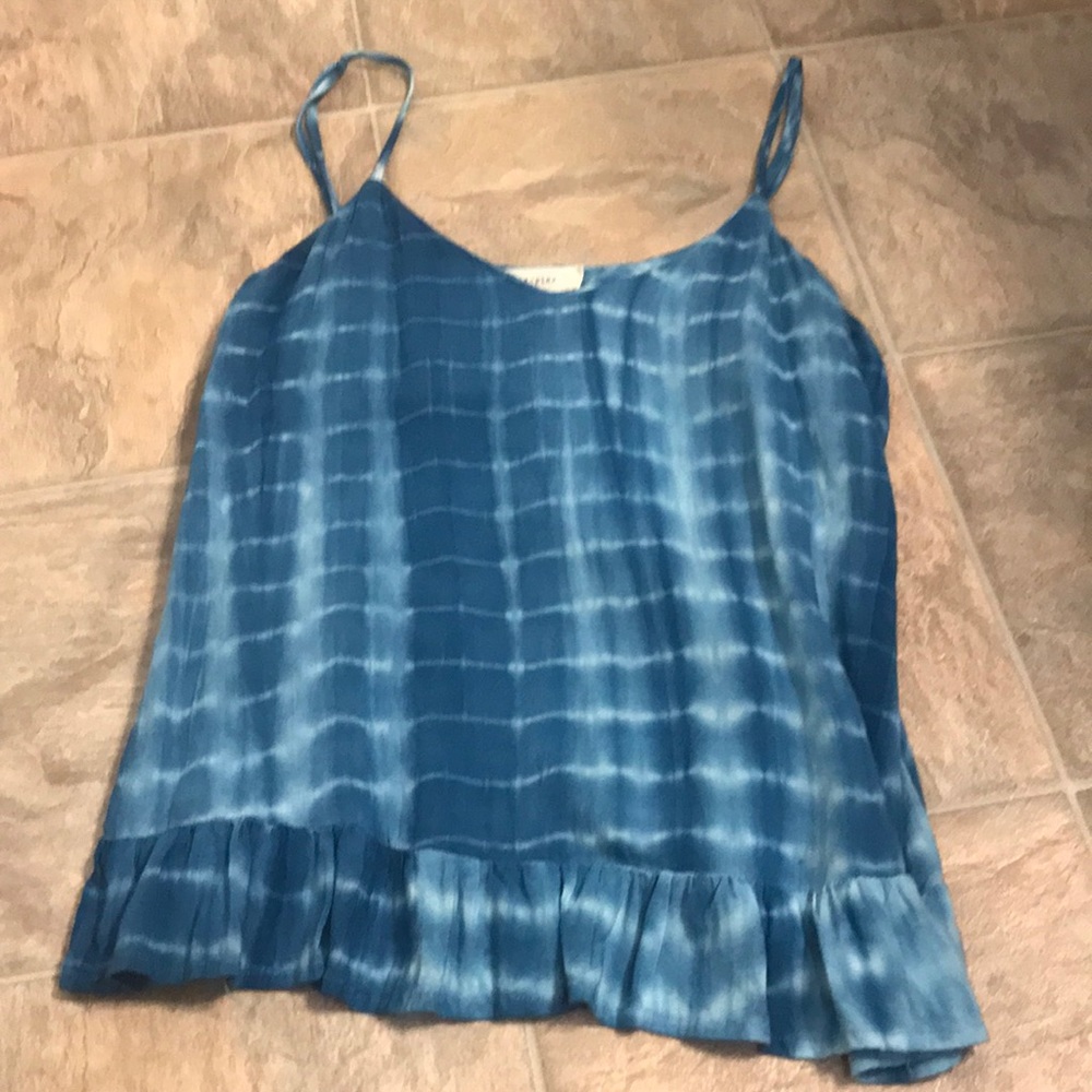 Blue tank top
